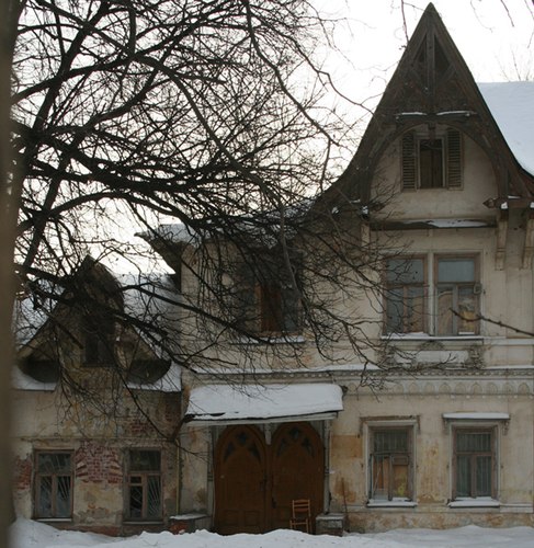 Ilyinskaya Street, winter landscape