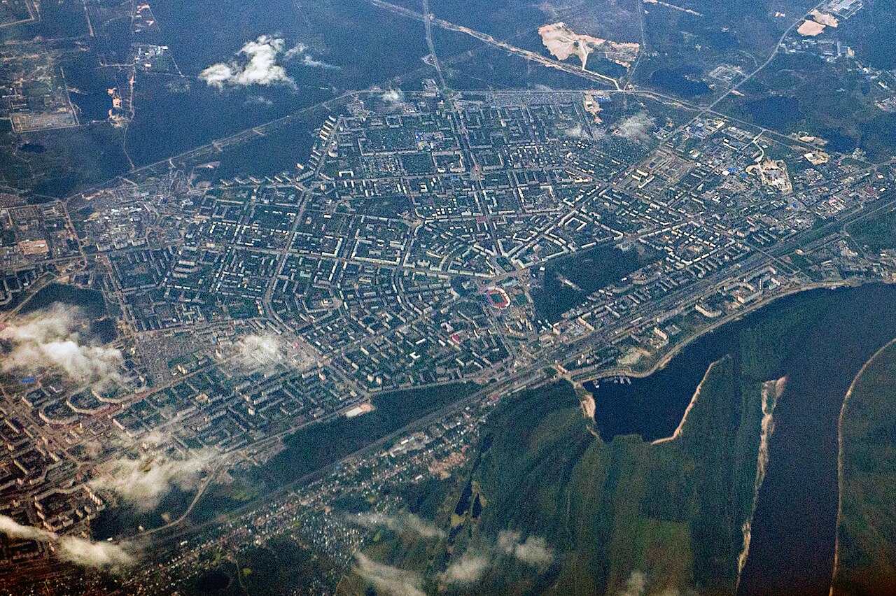 Дзержинск с воздуха