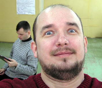 Anatoly Balyaev conducting a training session. February 5, 2006