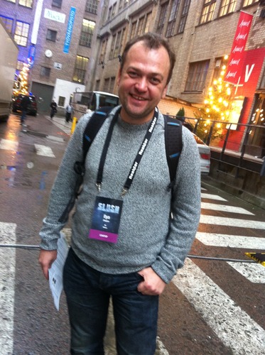 Илья Осипов на фестивале стартапов Slush, Хельсинки, 21—22 ноября 2012 года