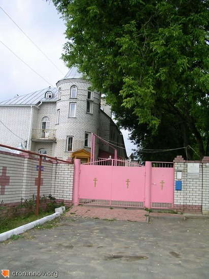 Temple-office of Matushka Fotinia . The Nizhny Novgorod ring road, "Detsky Sanatoriy" stop