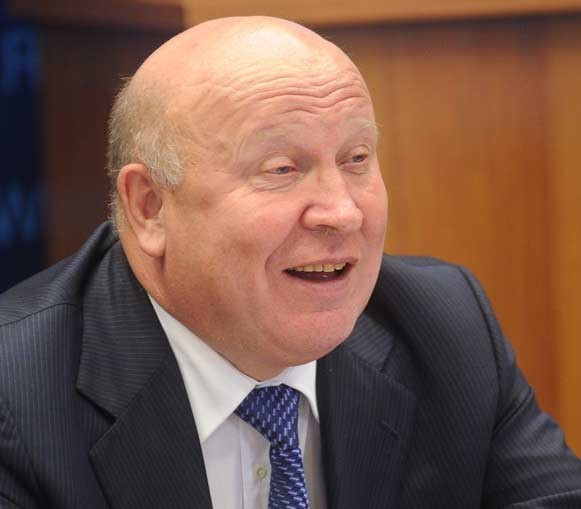 Valery Shantsev cracking a joke