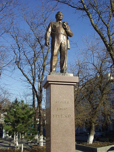 Monument to Brezhnev in Novorossiysk