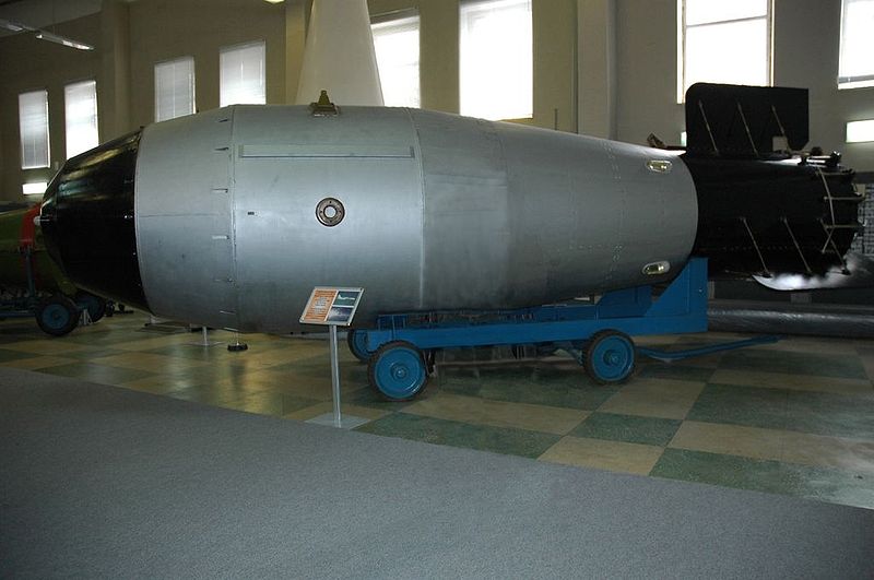 Tsar Bomba at the Nuclear Weapons Museum in Sarov