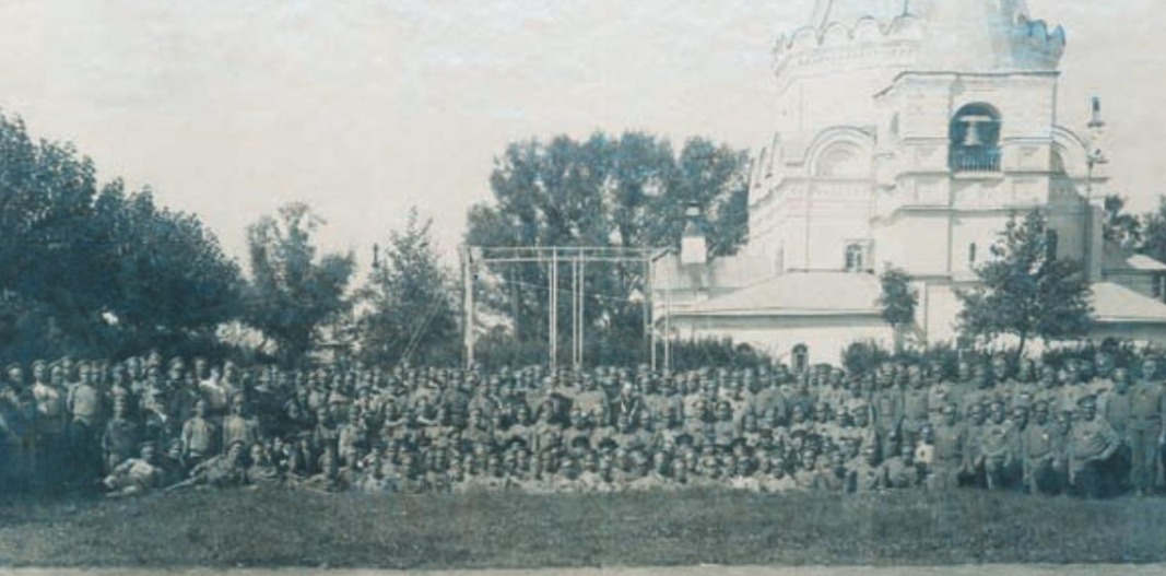 Георгиевские кавалеры в Нижегородском кремле, 1915 год