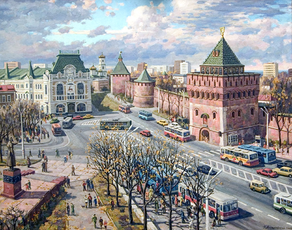 Площадь Минина и Пожарского, Горький