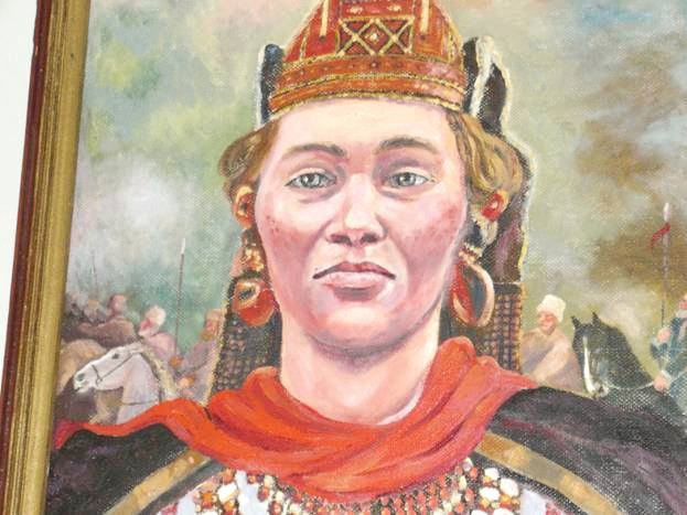 Alyona Arzamasskaya ( Erzyanmassoñ Olyena), a female ataman (commander) of a detachment during the peasant uprising led by S. Razin; she had previously been a nun ("staritsa"), and