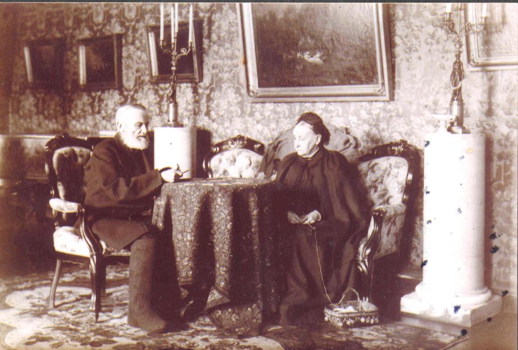 Arkady Demidov at his estate. The village of Bykovka