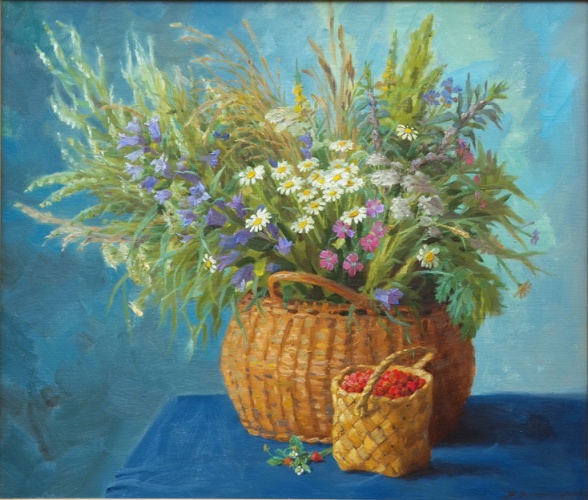 Strawberry Season. Oil on canvas. 60×70 cm. 2004