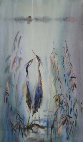 A painting by N. I. Zhdanova