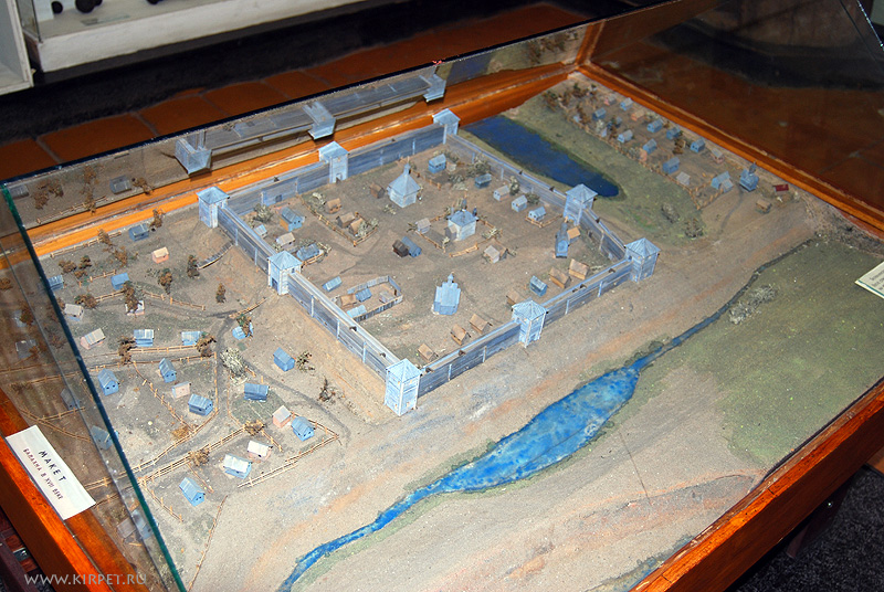 Model of Balakhna's fortifications in the 17th century