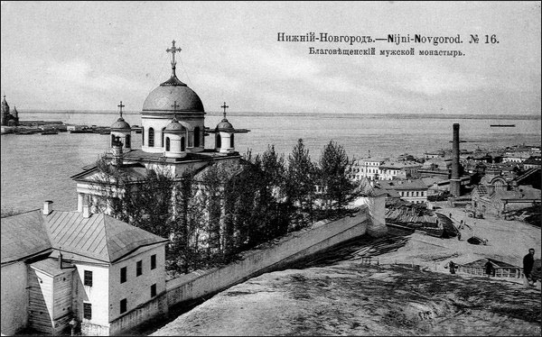 Blagoveschenskiy Muzhskoy Monastery in olden times
