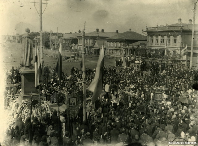 The unveiling of the monument to Alexander II "the Liberator". Bogorodsk, March 1913