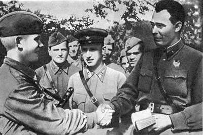 Brezhnev at Malaya Zemlya