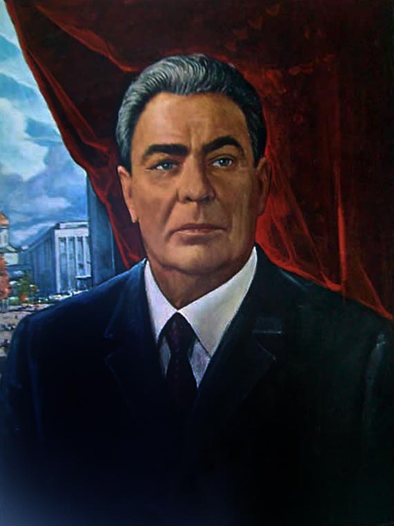 A stereotypical image of Brezhnev. Ilya Glazunov
