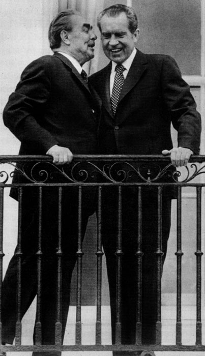 With US President Nixon