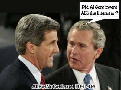 American president Bush obtains an invitation to the Internets