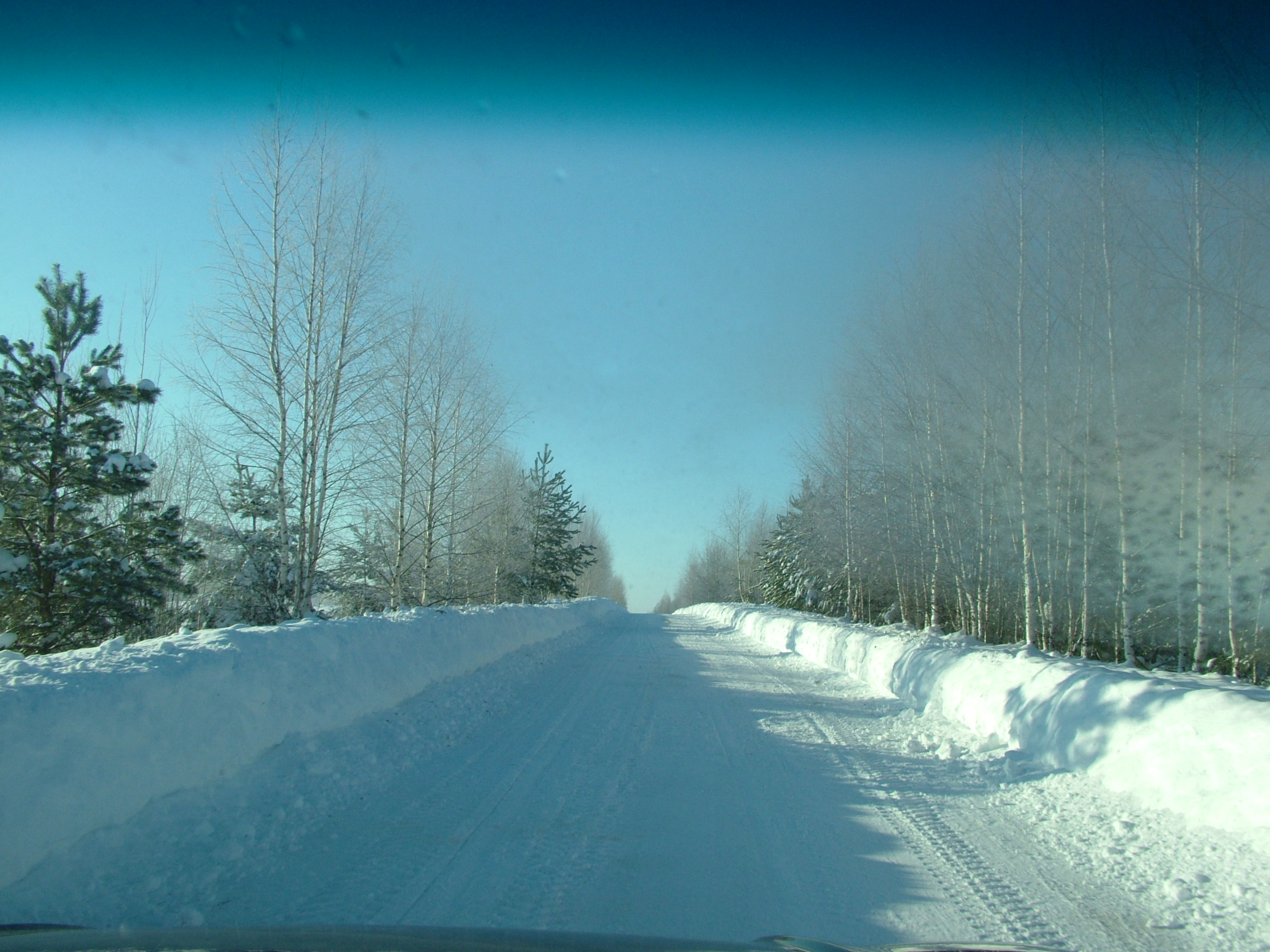 Semyonovsky District in the snowy winter of 2010–2011