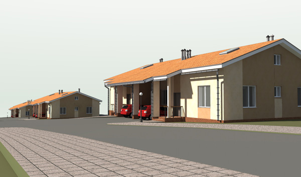 Duplex, exterior