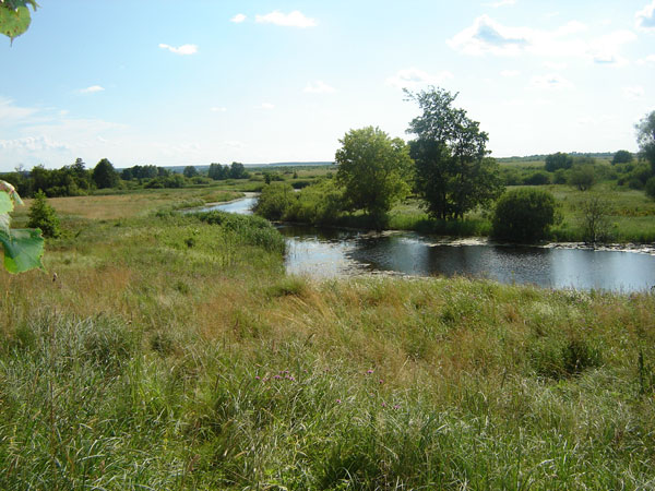 The Imza near the village of Krasnaya Gorka