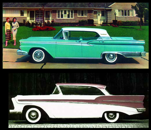 The 1959 model-year Ford and an early design variant of the GAZ M-24