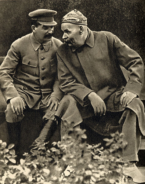Joseph Stalin and Maxim Gorky. 1931