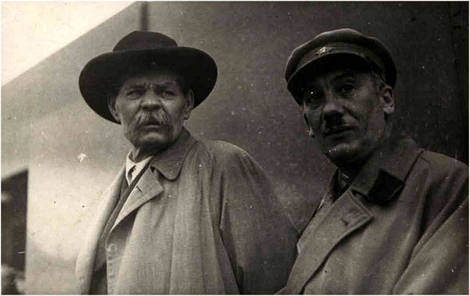 Gorky and Comrade Yagoda. 1935