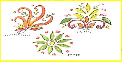 Elements of Khokhloma ornament