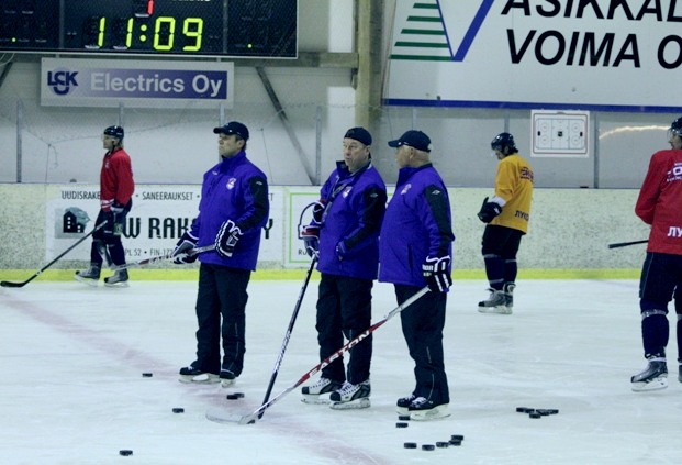 At a training camp in Finland. Photo by Alexander Churbanov . The club's official site