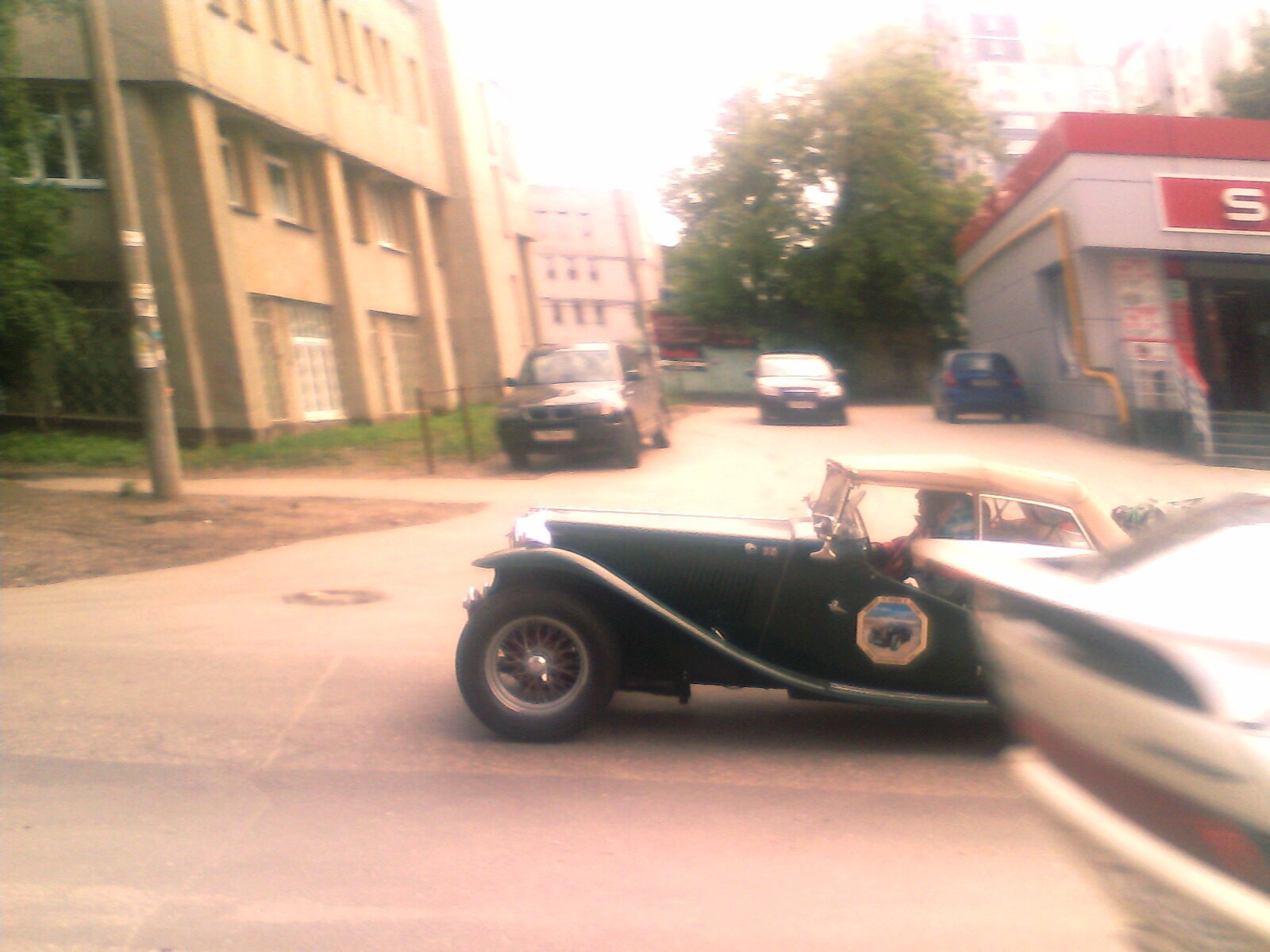 At the pedestrian crossing on Timiryazeva Street