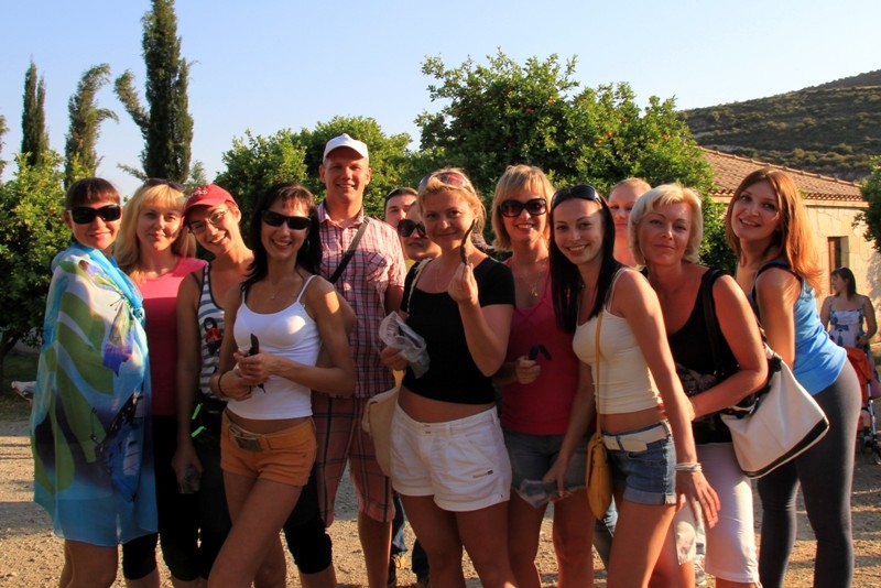Fitness tour Elite Sport, Anna Prasikova third from the left