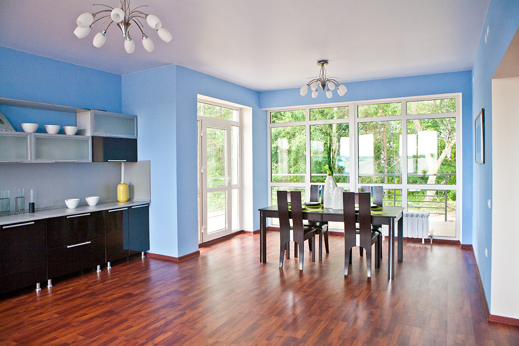 Detached house, interior element, finished