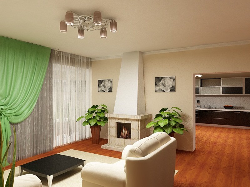 Detached house, interior element by designer Tatiana Pavlova