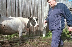 Klimentyev at his settlement in Gidayevo