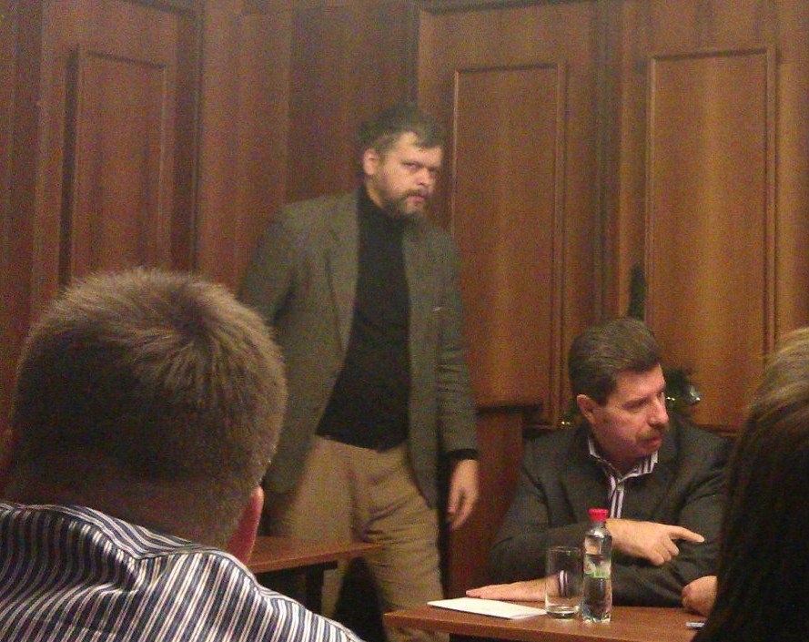 At a session of the Nizhny Novgorod Press Club