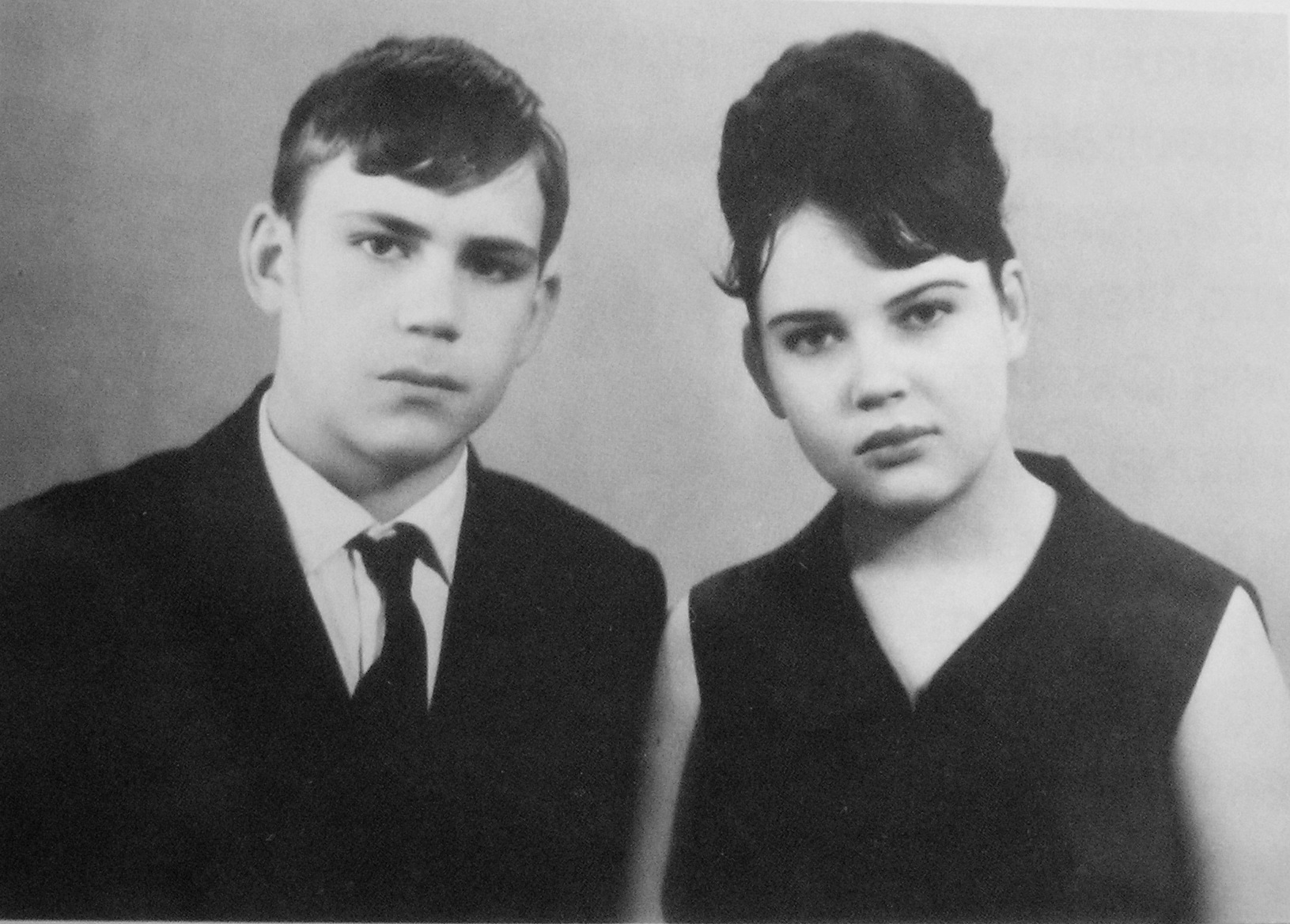 Vyacheslav Kanygin with his wife