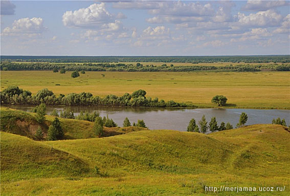 A typical landscape of the upper Oka