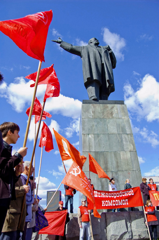 Lenin and the communists. Photo by Alexey Lifanov