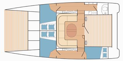 The "Martin", layout of the compartments