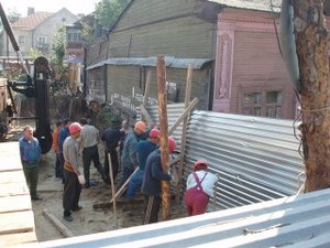 Demolition of the homestead at Malaya Yamskaya, building 50a