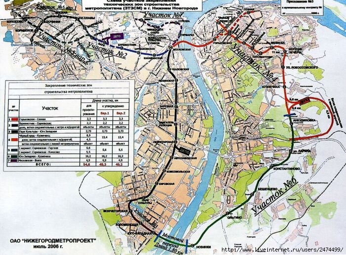 Plans for further construction of the Nizhny Novgorod metro - the line to Verkhniye Pechory , Kuznechikha , Larina , Olgino and down to the Airport, where it will connect with the 