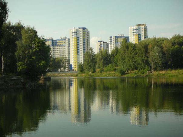 The "Molodezhny" residential complex on Molodezhny Avenue in Avtozavodsky District