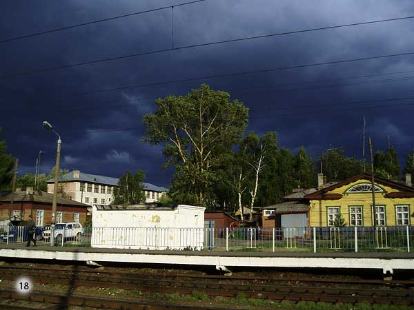 The beginning of a storm in Semyonov