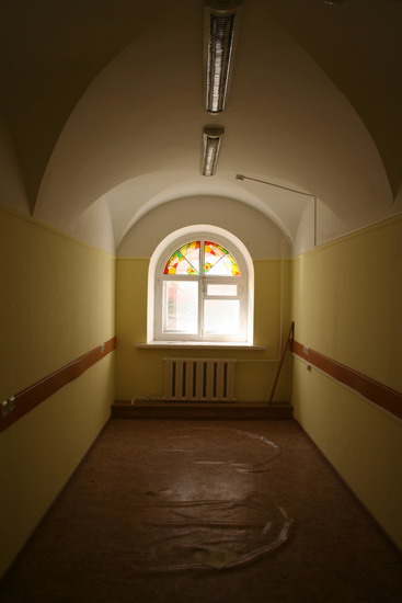The partially restored premises
