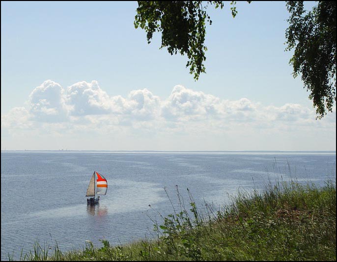 Пейзаж Горьковского моря