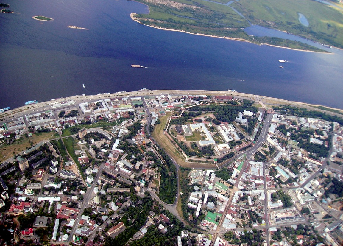A view of the Historic Center from Paraglider