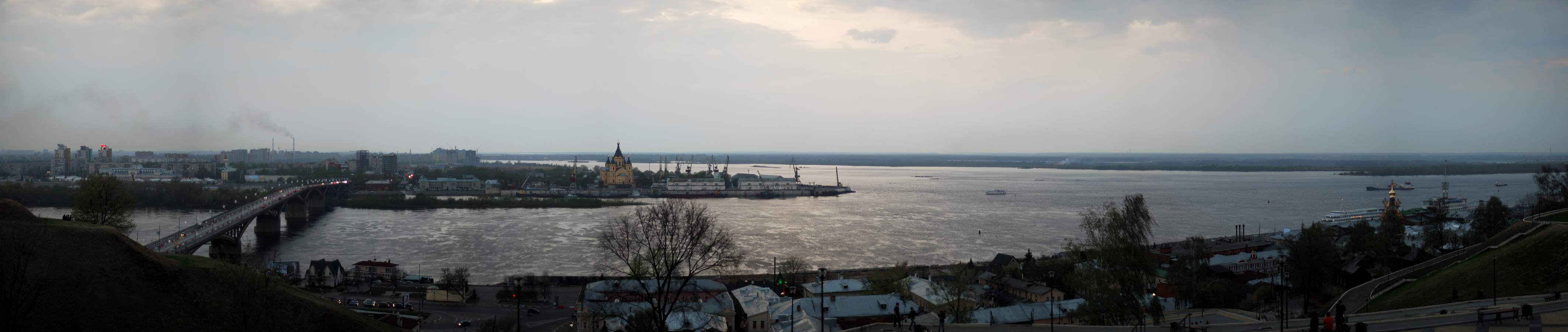 Panoramic view from Fedorovsky Embankment