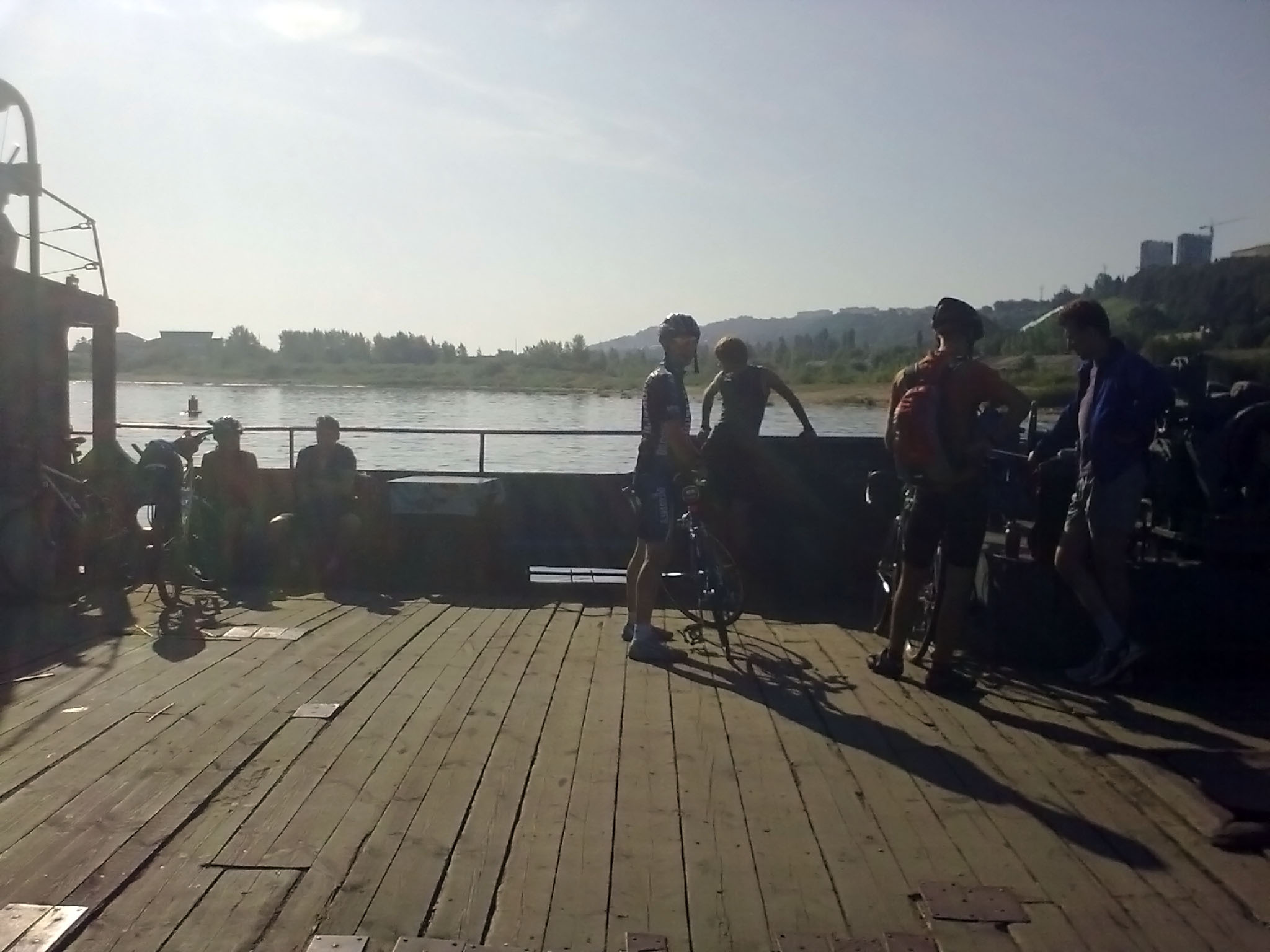 by ferry to Makaryevo
