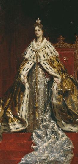 Portrait of Empress Alexandra Feodorovna. K. E. Makovsky, State Hermitage Museum