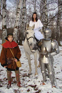 Costume photo shoot